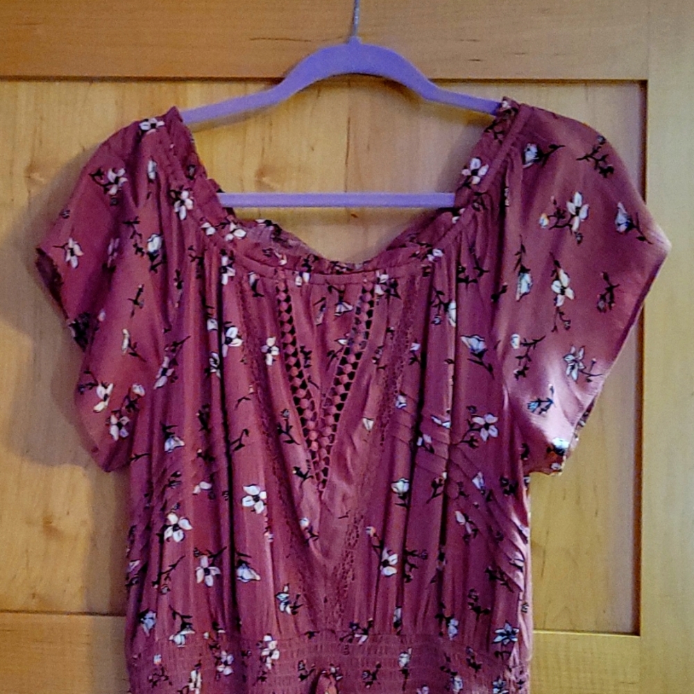 American Rag NWT Size L Pink Floral